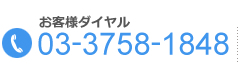 お客様ダイヤル 03-3758-1848